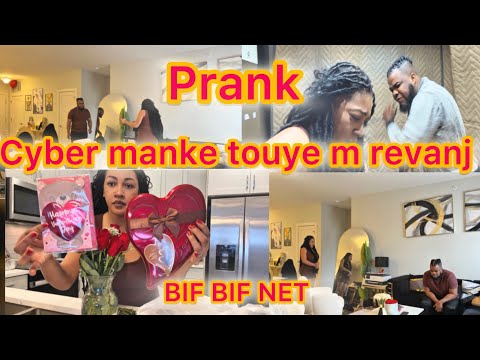 PRANK YON LOT NEG VOYE CHOCOLAT AK FLEUR POU MW CYBER MANKE TOUYE M 