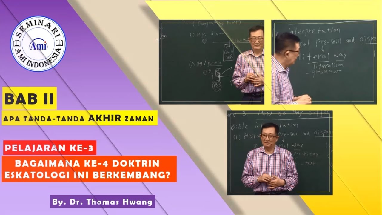 𝟐-𝟑 𝐁𝐚𝐠𝐚𝐢𝐦𝐚𝐧𝐚 𝐏𝐞𝐫𝐛𝐞𝐝𝐚𝐚𝐧 𝐊𝐞-𝟒 𝐃𝐨𝐤𝐭𝐫𝐢𝐧 𝐄𝐬𝐤𝐚𝐭𝐨𝐥𝐨𝐠𝐢? |  Apakah Doktrin-Doktrin Dari Akhir Zaman