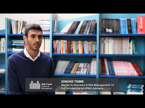 Simone Torre, Master in Insurance & Risk: Winner KPMG Advisory Full Scholarship