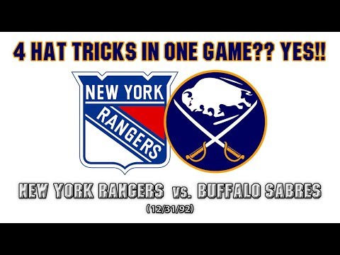 12/31/92 NYR vs BUF - 4 hat tricks in 1 game! (Mogilny, Khmylev, May, and Scapinello)