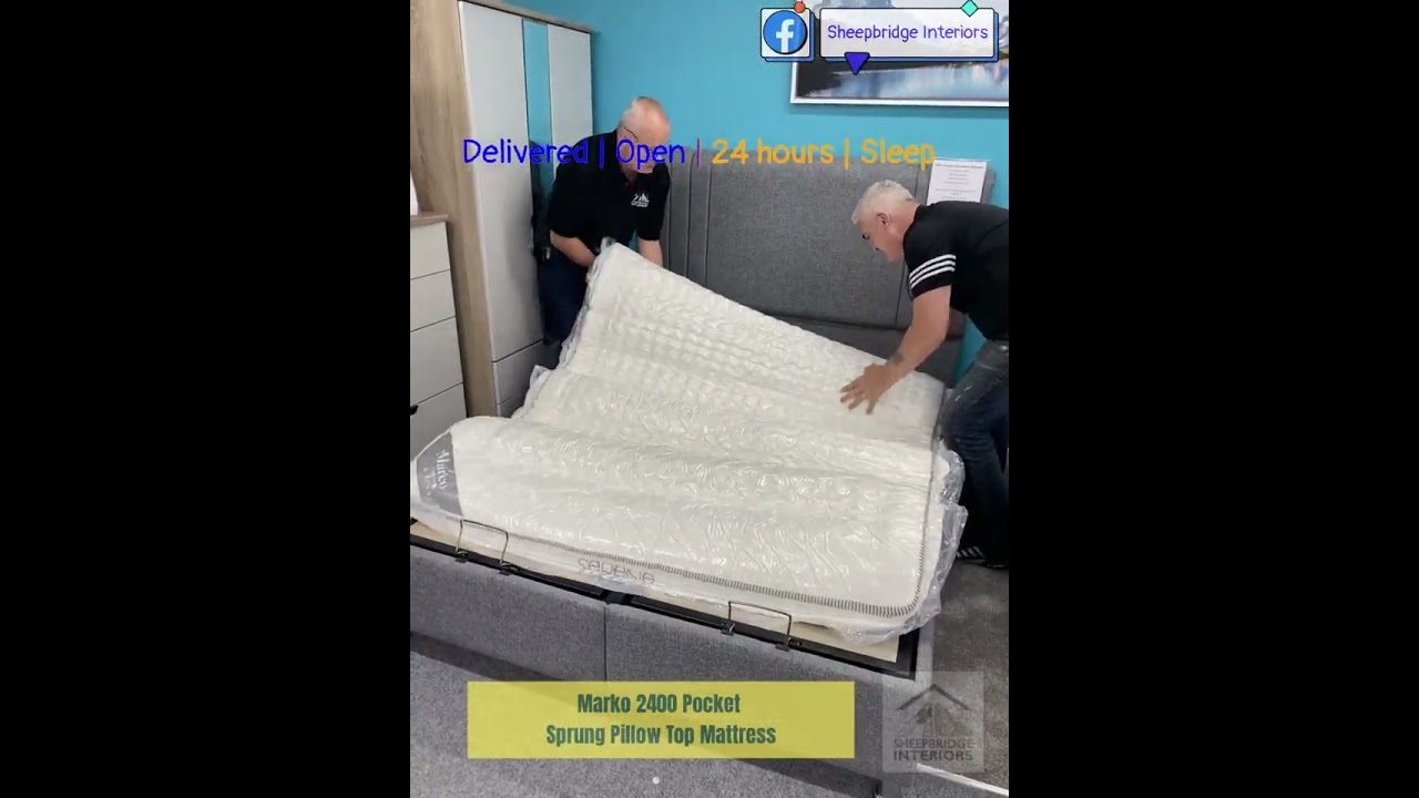 Marko 2400 Pocket Sprung Pillow Top Mattress