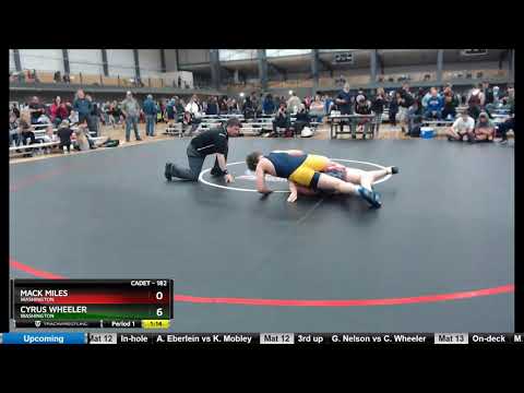 Cadet 182 Mack Miles Washington Vs Cyrus Wheeler Washington