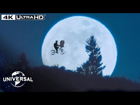 E.T.: the Extra-Terrestrial |  Flying Bikes in 4K HDR (Full Scene)