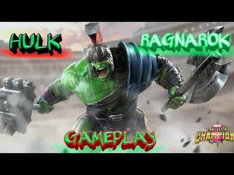 ⭐⭐⭐⭐⭐ Gladiator Hulk ( Ragnarok) Rank 2 gameplay — Act 4 God mode — Marvel Contest of Champions
