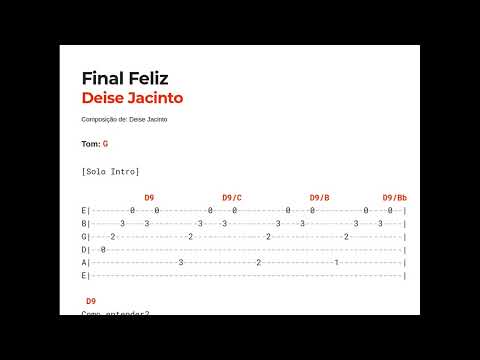 Final Feliz - Deise Jacinto