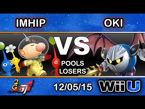 2GGT: Fatality Saga – ImHip (Olimar) Vs. SCB | Oki (Metaknight) Pools - Smash Wii U