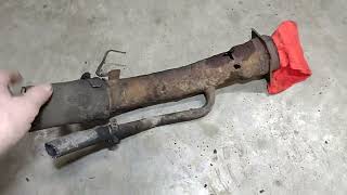 changing out a gas filler neck on a 2000 S10 Blazer 4-door