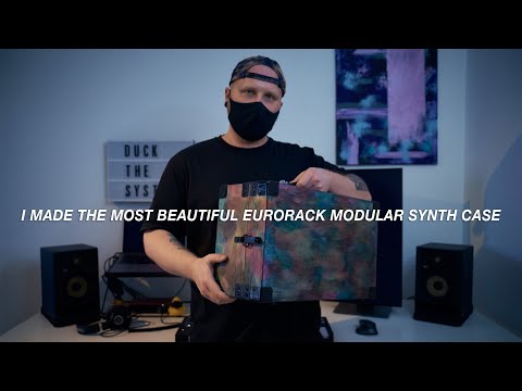 DIY eurorack modular synth case build