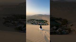 A desert oasis in Peru 🇵🇪 #peru #huacachina