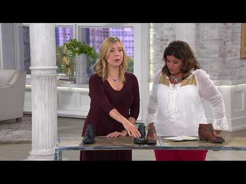 Clarks Leather Side Zip Boots - Addiy Zoie on QVC