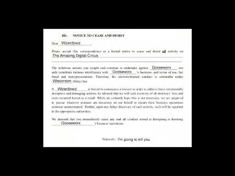 CEASE AND DESIST(April Fools)