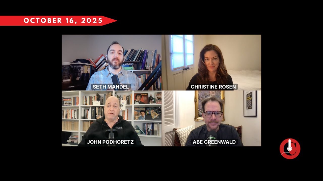 Trump’s Not Fetishizing ‘Peacemaking’ @commentarypodcast