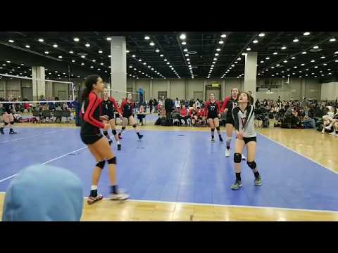 Canada vs USA. 15U Storm Tsunami Volleyball. President's Cup Challenge. Detroit, MI