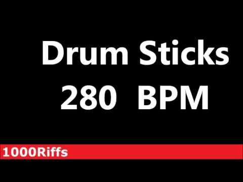 Drum Stick Metronome : 280 BPM - Beats Per Minute