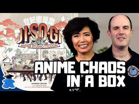 Jisogi Anime Studio Tycoon. The Most Thematic Anime-Making Euro Game. A Board Game Review