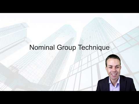 Nominal Group Technique - Key Concepts from the Project Management Body of Knowledge