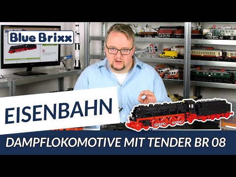 Dampflokomotive mit Tender BR 08