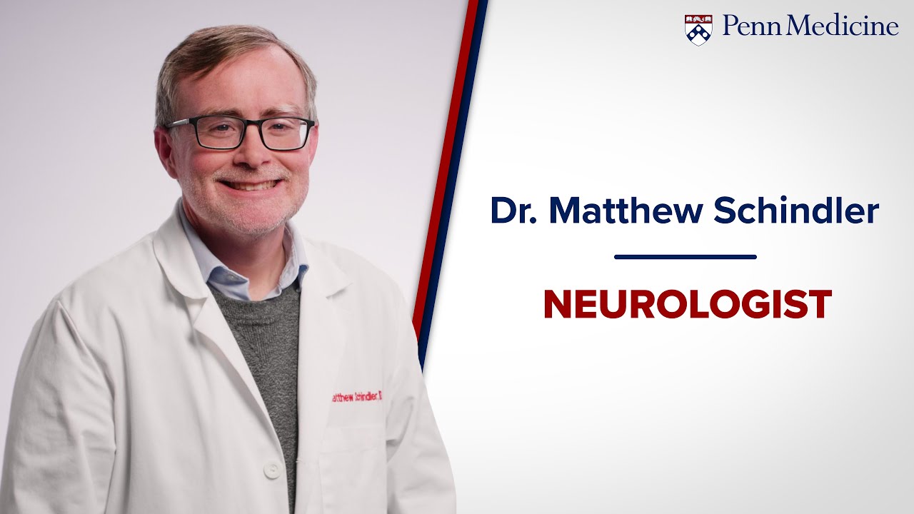 Watch video featuring Matthew Kevin Schindler, MD, PhD on YouTube