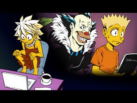 The Simpsons Death Note Comic Reading - “Murder He Wrote”