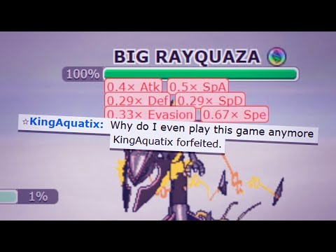 That moment when the cocky player instantly forfeits