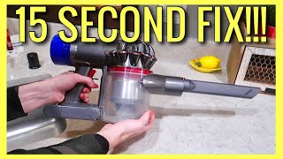 How to Fix DYSON VACUUM Pulsing Problem (Starts & Stops) — 20 Second Fix