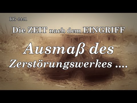 BD 4441 - AUSMASS DES ZERSTÖRUNGSWERKES ....