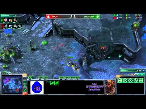 HD Starcraft 2: Cry [T] vs.  Odin [Z] PTGL Finals Game 7 Live Recording