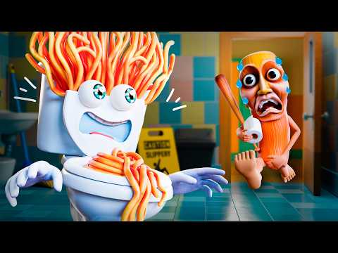 SPAGHETTI TUALETTI Triste HISTORIA de ORIGEN! Italian Brainrot Animación