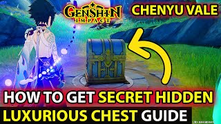How To Get Secret Luxurious Chest From Mt Laixin Chiwang Terrace Guide In Chenyu Vale Genshin Impact