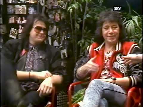 Frehley's Comet (Ace Frehley & John Regan) Interview Sky Channel 1988 (HD 60fps)