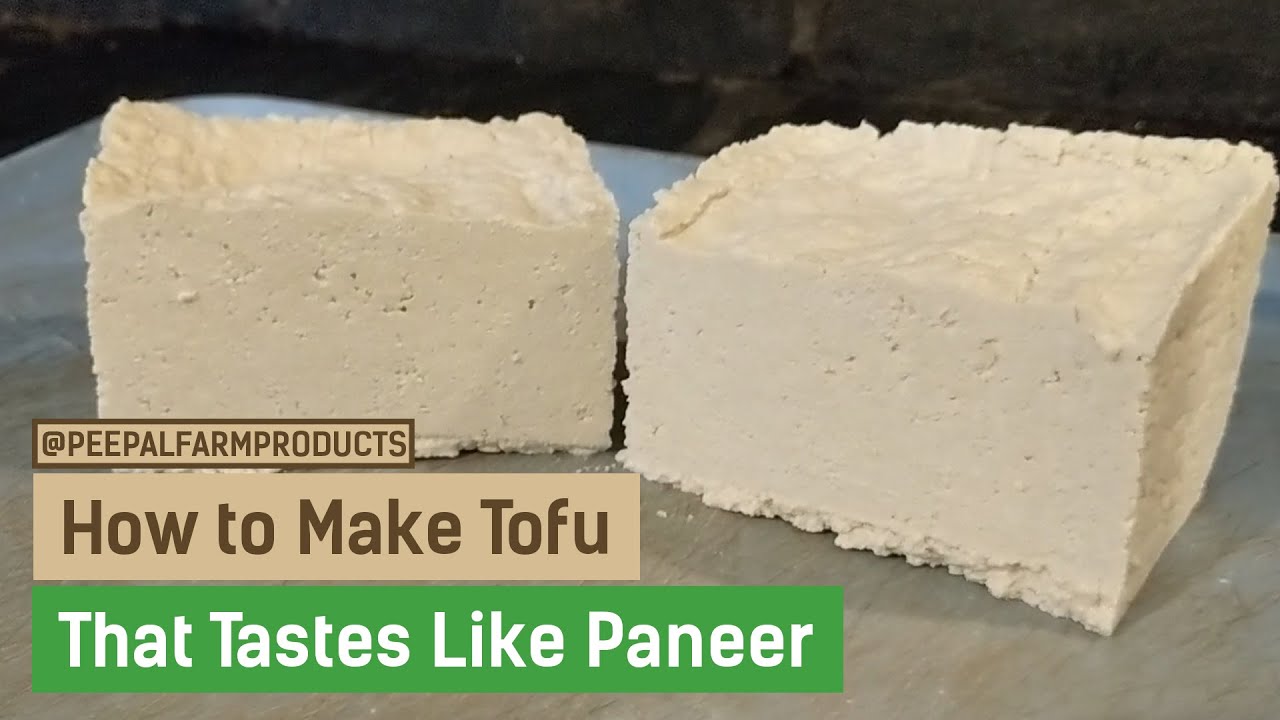 How To Make Tofu | Ghar pe soy paneer kaise banaye | टोफू बनाने की विधि | Tofu Paneer