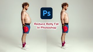 How To Reduce Belly Fat In Photoshop | retouching Tutorial