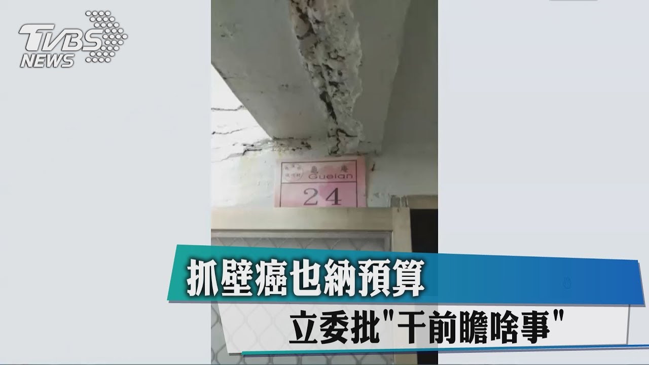 抓壁癌也納預算? 立委批「前瞻啥事」