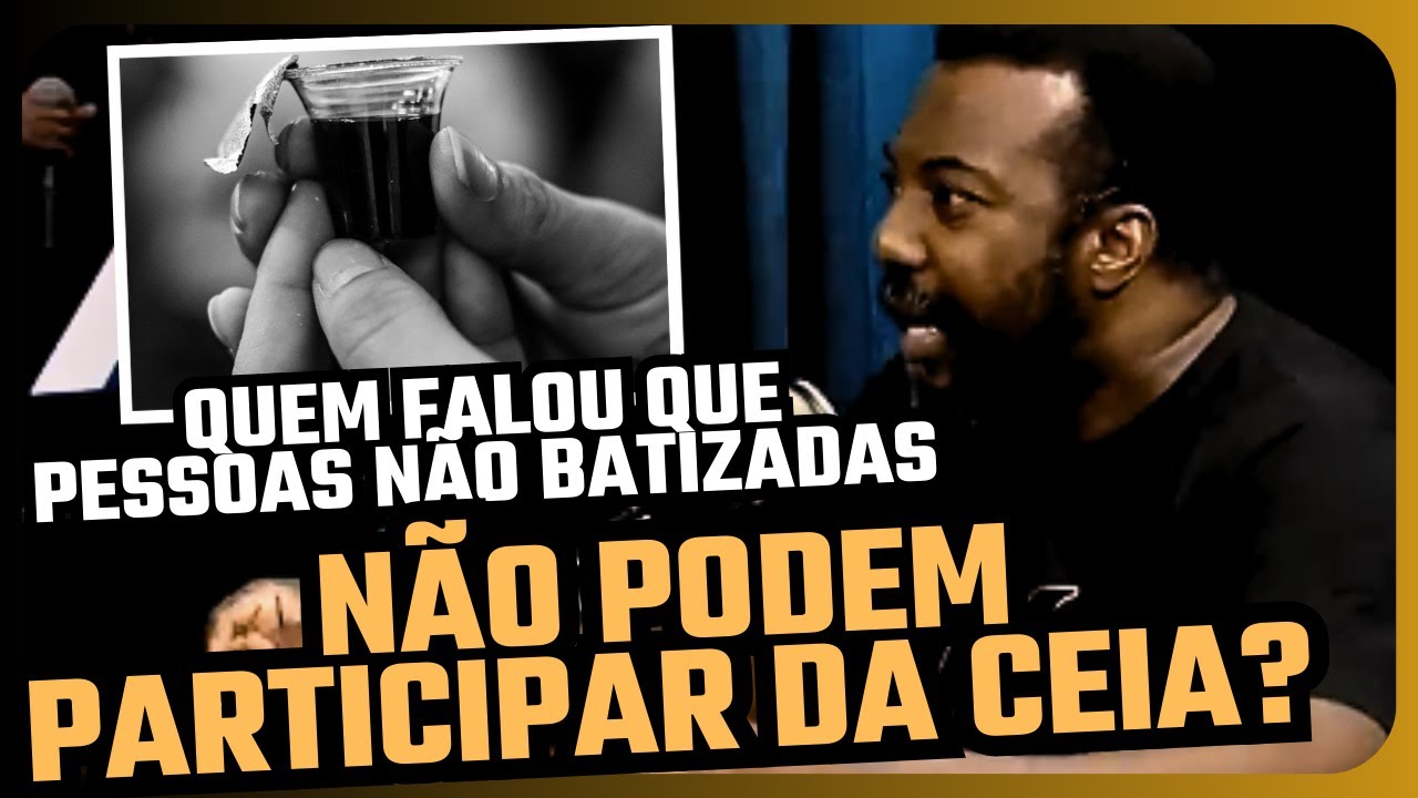 POR QUE A IGREJA PROÍBE AS PESSOAS DE TOMAREM A CEIA? | PASTOR CARLOS EDUARDO