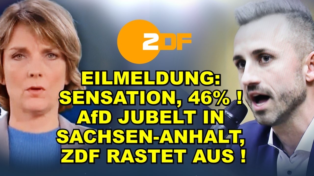 EIL: 46%! AfD JUBELT, Sachsen-Anhalt BEBT!