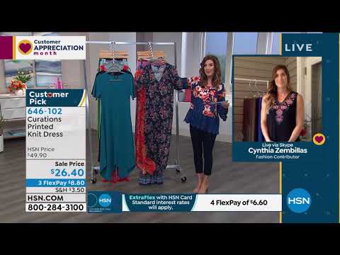 Curations Printed Knit Dress