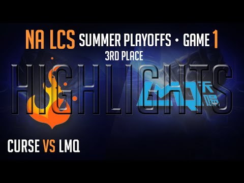 Curse vs LMQ Playoff Highlights Game 1 PAX 3rd Place Match S4 NA LCS Playoffs CRS vs LMQ Game 1