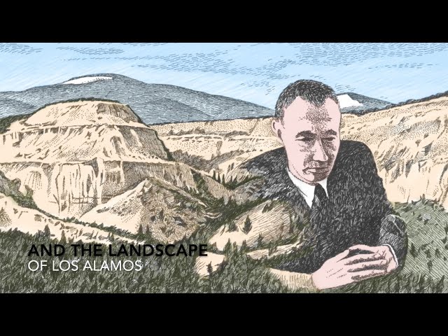 J Robert Oppenheimer, song plus drawings of Los Alamos