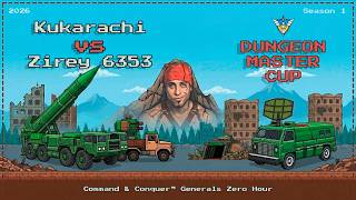 Kukarachi vs Zirey 6353| Dungeon Master Cup | Верхня Сітка, Етап 1, ВО5 | C&C Generals: Zero Hour