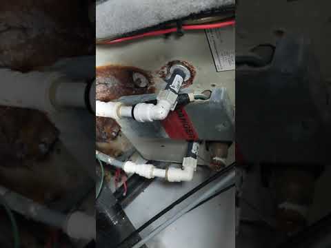 How to winterize water system on a boat! quick and easy!