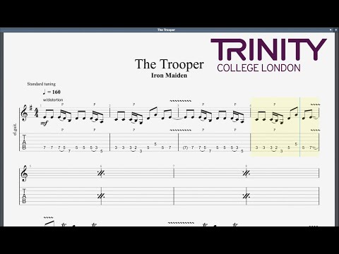 The Trooper Trinity Grade 8 Guitar