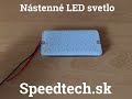 LED svetlo nástenné - 24x SMD LED / biele / 6000K / 480lm / 10-30V / ECER (143x73x14mm) - Video Youtube