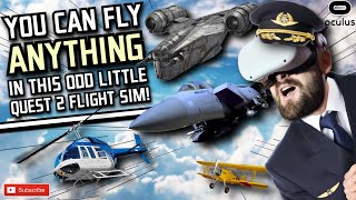 Fly ANYTHING in this crazy Quest 2 FLIGHT SIM // Simpleplanes VR Oculus Quest 2 Gameplay