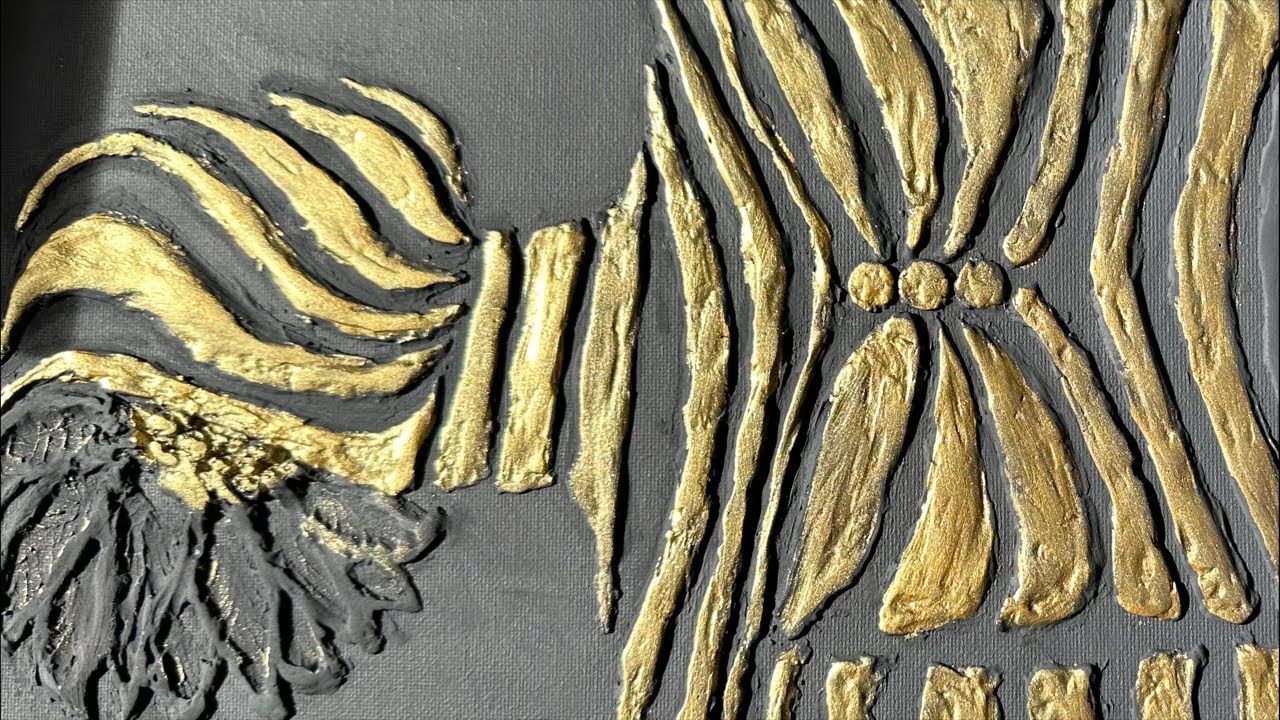 Relaxing texture art step by step/abstract art