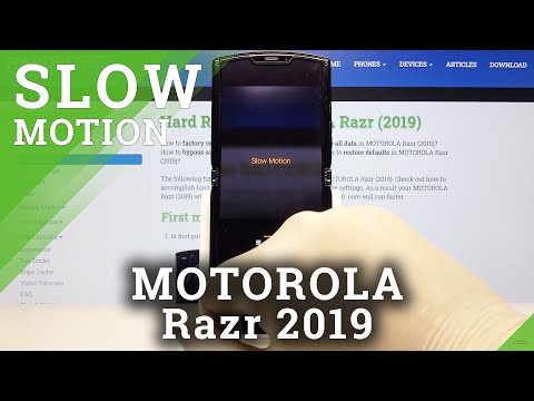 How to Record in Slow Motion in MOTOROLA Razr (2019) – Slow Motion Options