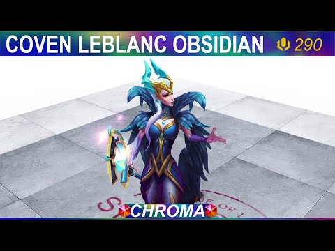 Coven LeBlanc Obsidian Chroma 2020 - League Of Legends