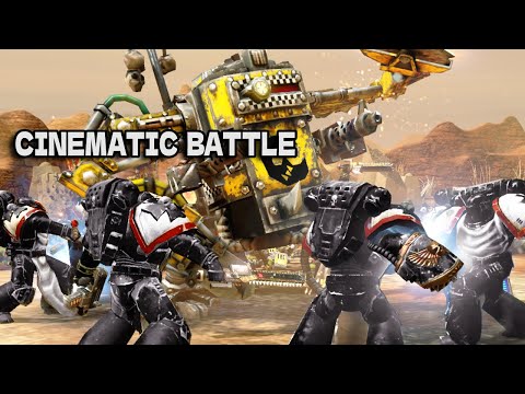 [WARHAMMER 40,000] Cinematic Battle: Black Templars vs Orks (Astartes Mod)