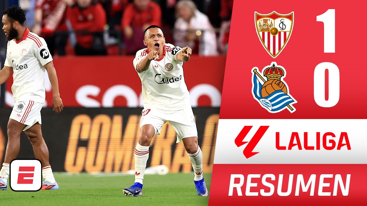 Sevilla respira fuera del descenso tras ganar a Real Sociedad. Golazo de Alexis Sánchez | La Liga