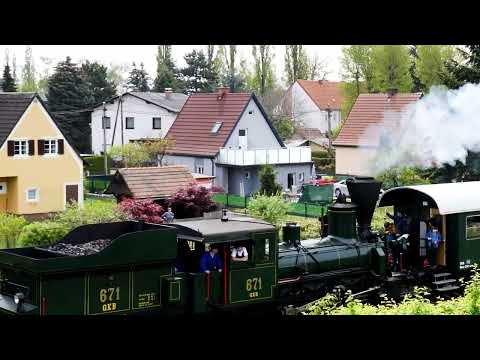 Ausfahrt der Dampflok GKB 671 am 1.Mai 2023