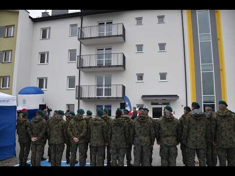 Blok z 40 mieszkaniami dla żołnierzy w Suwałkach. Szacunek i wsparcie